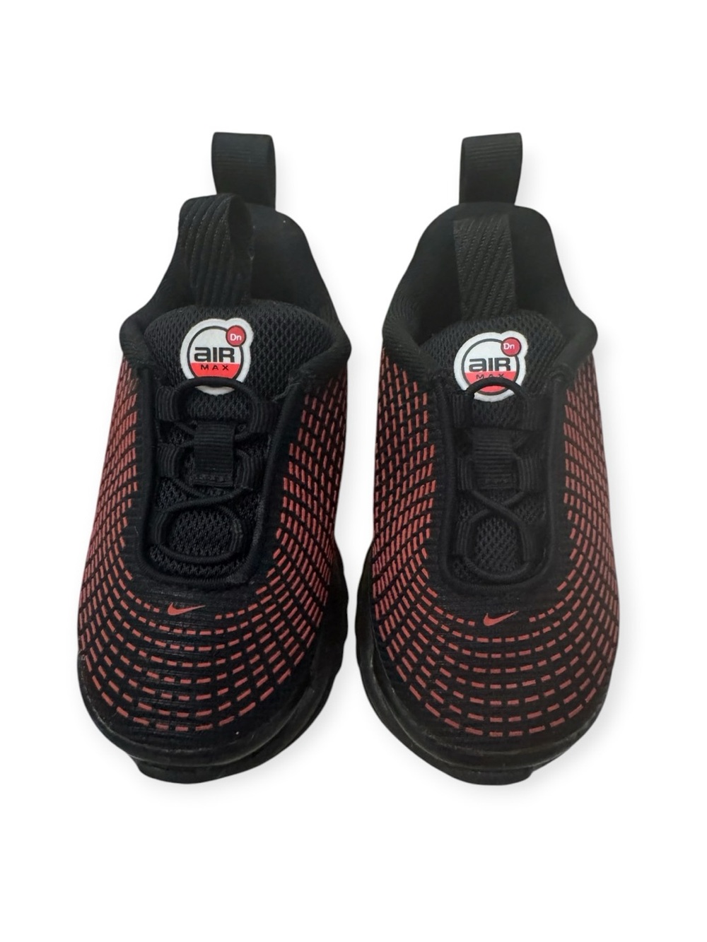 Nike Air Max Dn Black Bright Crimson Toddler Sneakers 6C